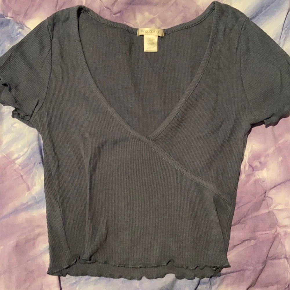 Lettuce Trim Cropped Top